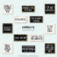 Load image into Gallery viewer, 20s Great Gatsby Prohibition Flapper Photo Booth Word Prop Signs