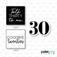 Load image into Gallery viewer, thirtieth 30th birthday photo booth prop sign
