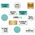 Load image into Gallery viewer, Christian church religious Photo Booth Word Prop Signs
