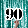 Load image into Gallery viewer, 90th birthday photo booth prop signs