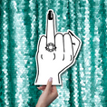 Load image into Gallery viewer, engagement ring finger photo booth prop sign