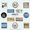 Load image into Gallery viewer, Set of western photo booth props for rodeos, western events, parties and celebrations by lush party studio