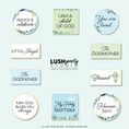 Load image into Gallery viewer, props for a baptism celebration, christening photo booth prop