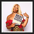 Load image into Gallery viewer, Woman holding a sign that says 'Best Photo Booth Ever' by lush party studio