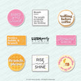 Load image into Gallery viewer, Collection of brunch-themed photo booth props with humorous sayings for bachelorettes, brunch events etc by lush party studio