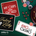 Load image into Gallery viewer, casino photo booth props for casino royale or las vegas themed events