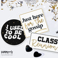 Load image into Gallery viewer, photo booth props for school reunion class reunion events and parties by lush party studio