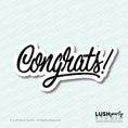 Load image into Gallery viewer, Congrats Congratulations Photo Booth Prop Word Sign
