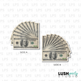 Load image into Gallery viewer, Money Fan Dollar Bills Photo Booth Prop Sign