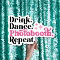 Load image into Gallery viewer, drink dance photobooth prop pink