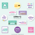 Load image into Gallery viewer, photo booth props for Easter, spring parties and religious events with various designs by lush party studio