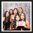 Load image into Gallery viewer, Group of women posing with a fiesta prop sign with mas tequila por favor text