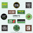 Load image into Gallery viewer, football themed photobooth props for sports events by Lush Party Studio brand.
