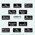 Load image into Gallery viewer, Girl Gang types Photo Booth Word Prop Signs