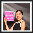 Load image into Gallery viewer, Woman holding a sign with 'Chingona con diploma' photo booth prop signs for graduacion