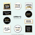 Load image into Gallery viewer, Grand Opening props for small businesses, store openings, and events black and white gold