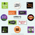 Load image into Gallery viewer, Halloween photo booth props with various sayings by lush party studio