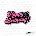 Load image into Gallery viewer, Happy birthday Photo Booth Prop Word Sign