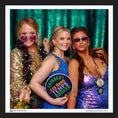 Load image into Gallery viewer, photobooth party for mardi gras events with props by lush party studio