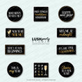Load image into Gallery viewer, Collection of New Year's Eve photo booth props for parties and celebrations