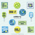 Load image into Gallery viewer, Collection of pickleball photo booth props for sports events and parties by lush party studio