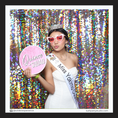 Load image into Gallery viewer, pink quinceañera with photo booth prop sign by lush party studio