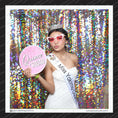 Load image into Gallery viewer, pink quinceañera with photo booth prop sign by lush party studio