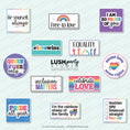 Load image into Gallery viewer, Set of Pride LGB photo booth props for pride month events by lush party studio