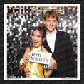 Load image into Gallery viewer, teens posing with 'teen royalty' prop sign in photobooth