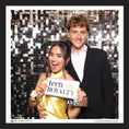 Load image into Gallery viewer, teens posing with 'teen royalty' prop sign in photobooth