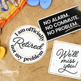 Load image into Gallery viewer, Three funny retirement-themed photo booth prop signs