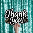 Load image into Gallery viewer, Thank you Photo Booth Word Prop Sign