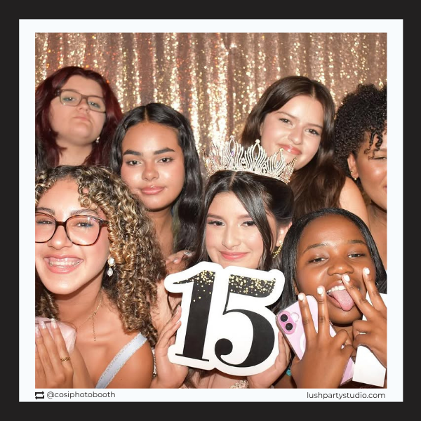 15th birthday photo booth prop