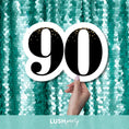 Load image into Gallery viewer, '90' birthday prop sign by Lush Party Studio
