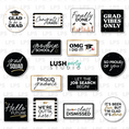 Load image into Gallery viewer, Graduation Party Photo Booth Word Prop Signs
