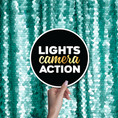 Load image into Gallery viewer, Hollywood OscarsMovie night Photo Booth Word Prop Signs
