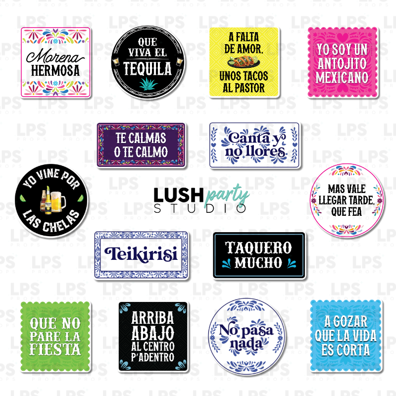 mexican espanol props photo booth prop signs high quality pvc
latin latino hispanic