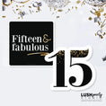 Load image into Gallery viewer, MILESTONE BIRTHDAY - 15TH - PROP SET

