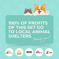 Load image into Gallery viewer, Animal rescue pet adoption photo booth prop signs
