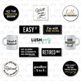 Load image into Gallery viewer, Work Retirement Photo Booth Word Prop Signs
