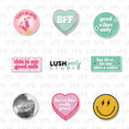 Load image into Gallery viewer, Retro vibes Photo Booth Word Prop Signs

