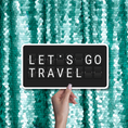 Load image into Gallery viewer, TRAVEL FLIGHT photo booth prop signs
