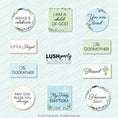 Load image into Gallery viewer, props for a baptism celebration, christening photo booth prop

