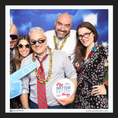 Load image into Gallery viewer, Group of people posing with baseball props in a photo booth 
