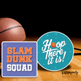 Load image into Gallery viewer, photo booth props for basketball-themed sports events and parties by lush party studio
