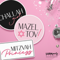 Load image into Gallery viewer, photo booth props for bat mitzvah birthday jewish party by lush party studio
