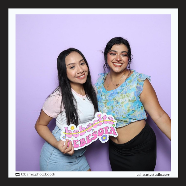 bebesota photo booth prop for latin hispanic parties bad bunny