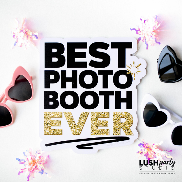 photo booth prop for parties by lush party studio