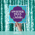 Load image into Gallery viewer, Bollywood photo prop sign with 'Sweeter Than Jalebi' text by lush party studio

