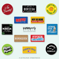 Load image into Gallery viewer, Collection of Puerto Rican-themed prop signs for boricua events and parties by lush party studio
